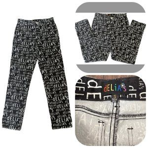 Delias high rise Letter Print Jeans S